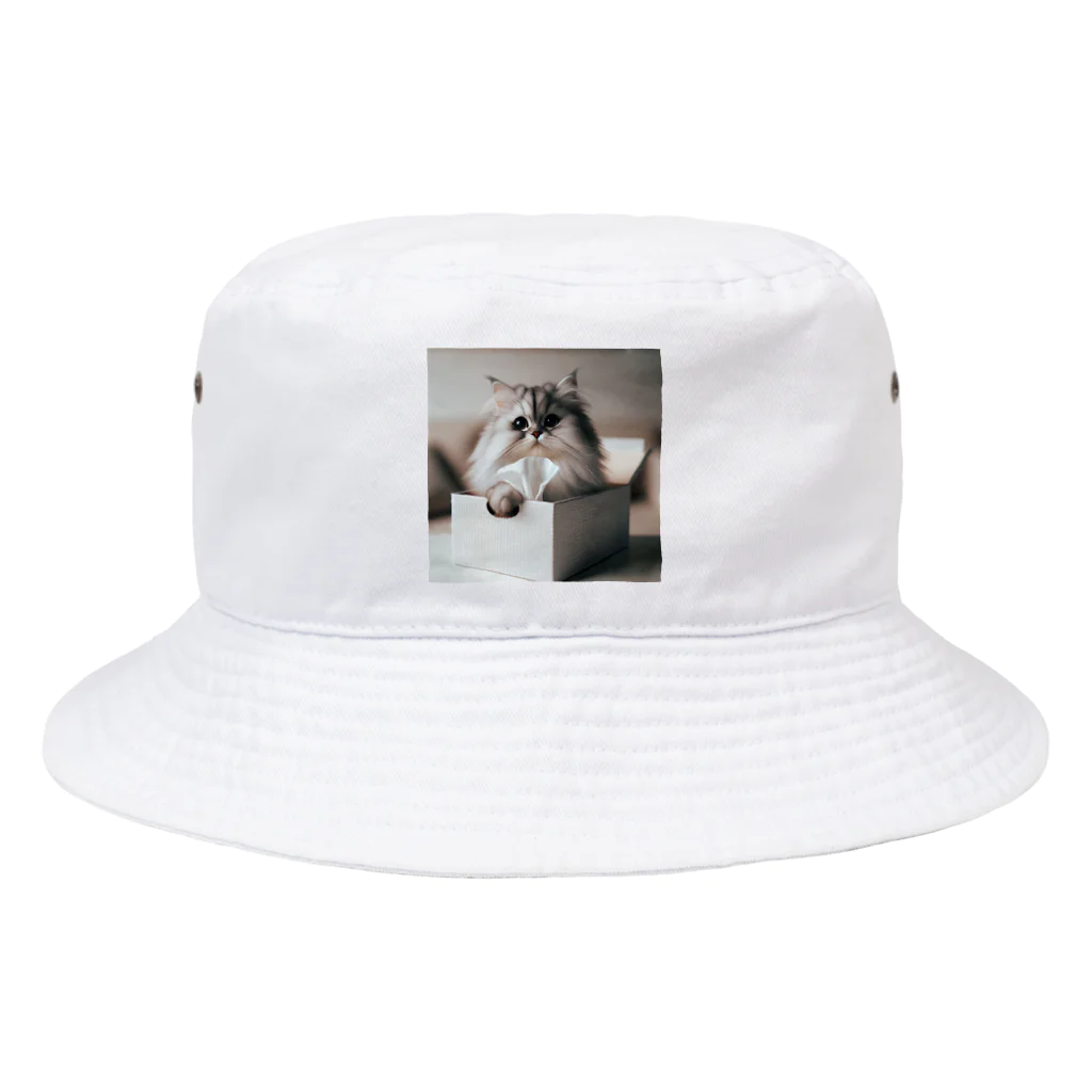 パパネコの暖かいにゃ〜 Bucket Hat