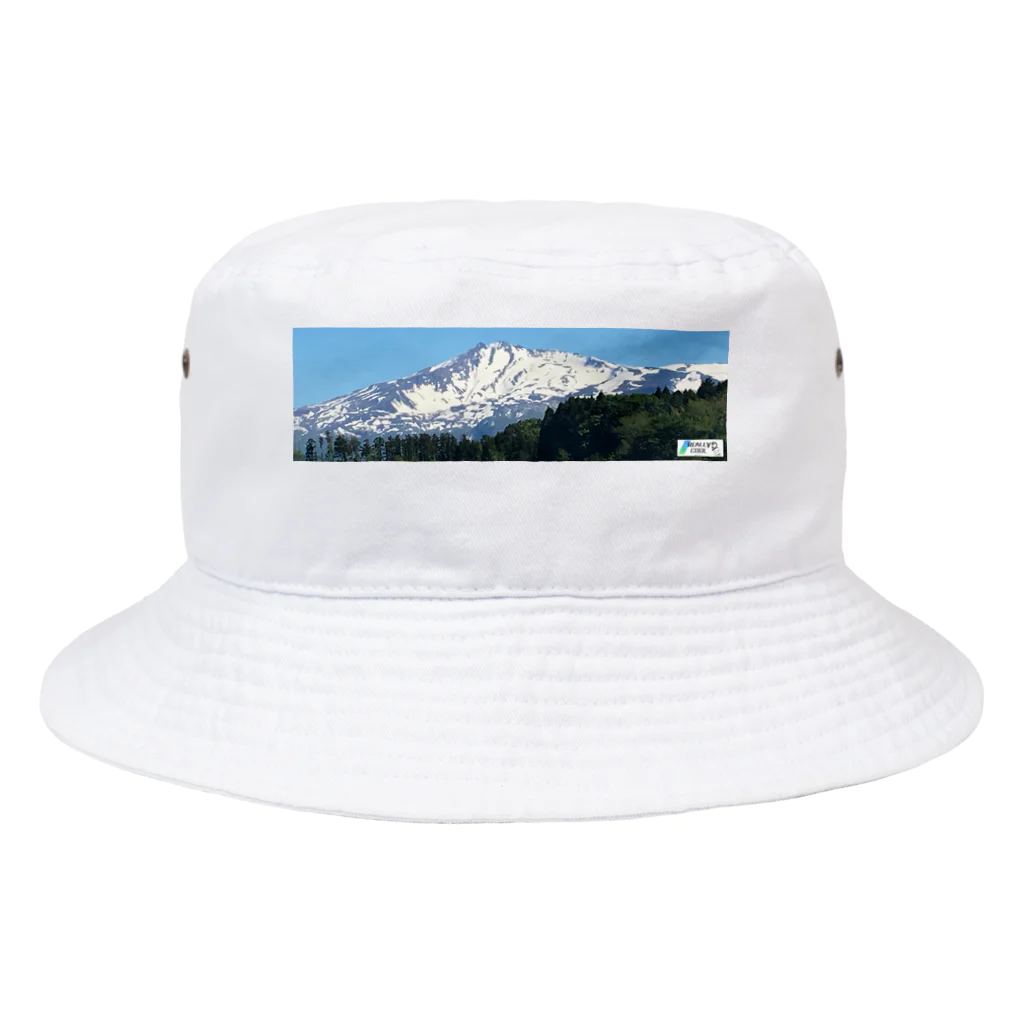 ReallyCoolMamoruの秋田鳥海山_AkitaChoukaisan Bucket Hat