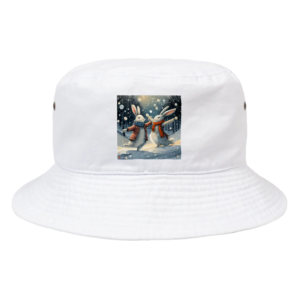 ALICE_nonの踊っているウサギたち Bucket Hat