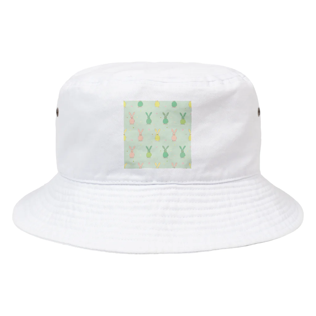 うさぎやのうさぎ柄8 Bucket Hat