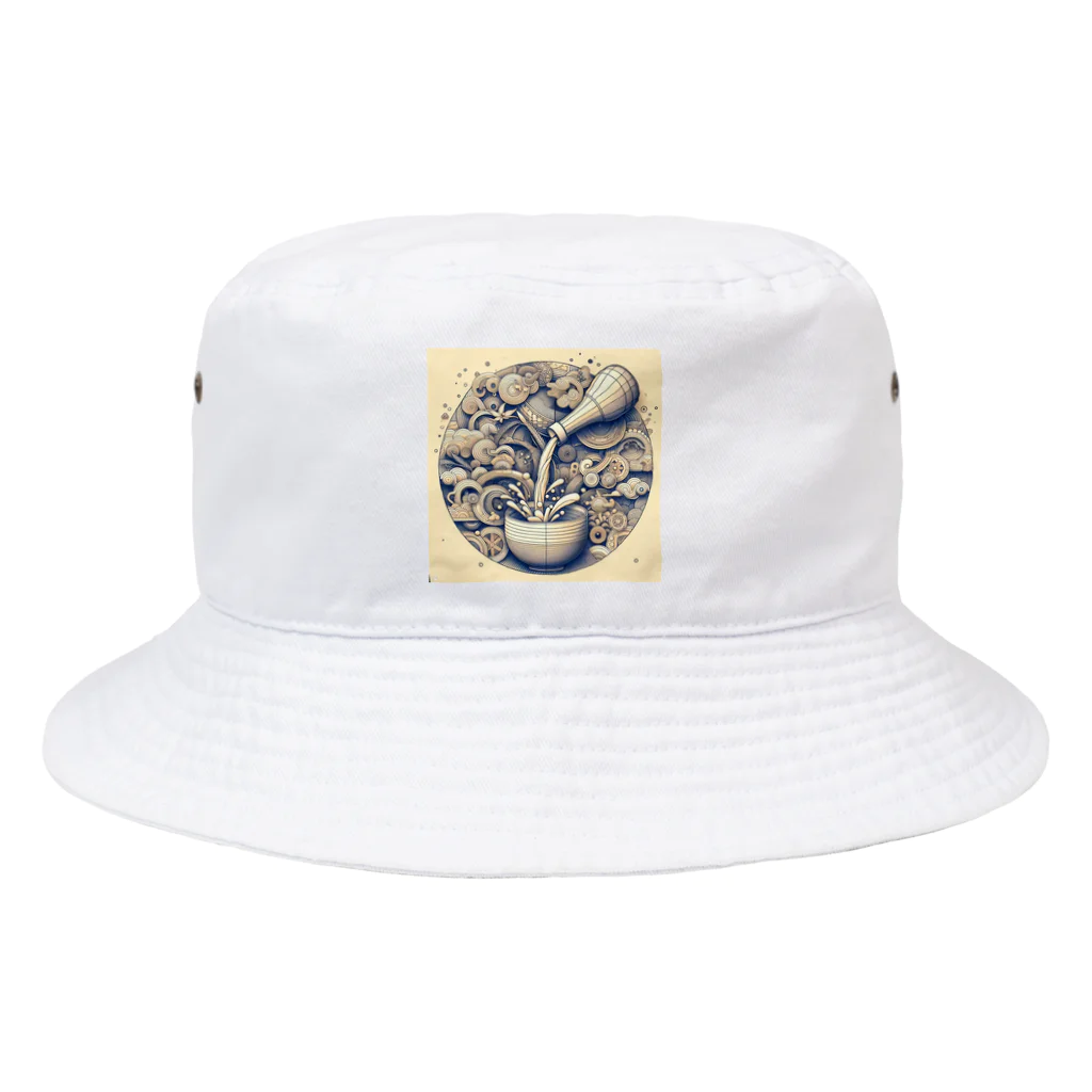 ろっくおんの徳利とお猪口 Bucket Hat