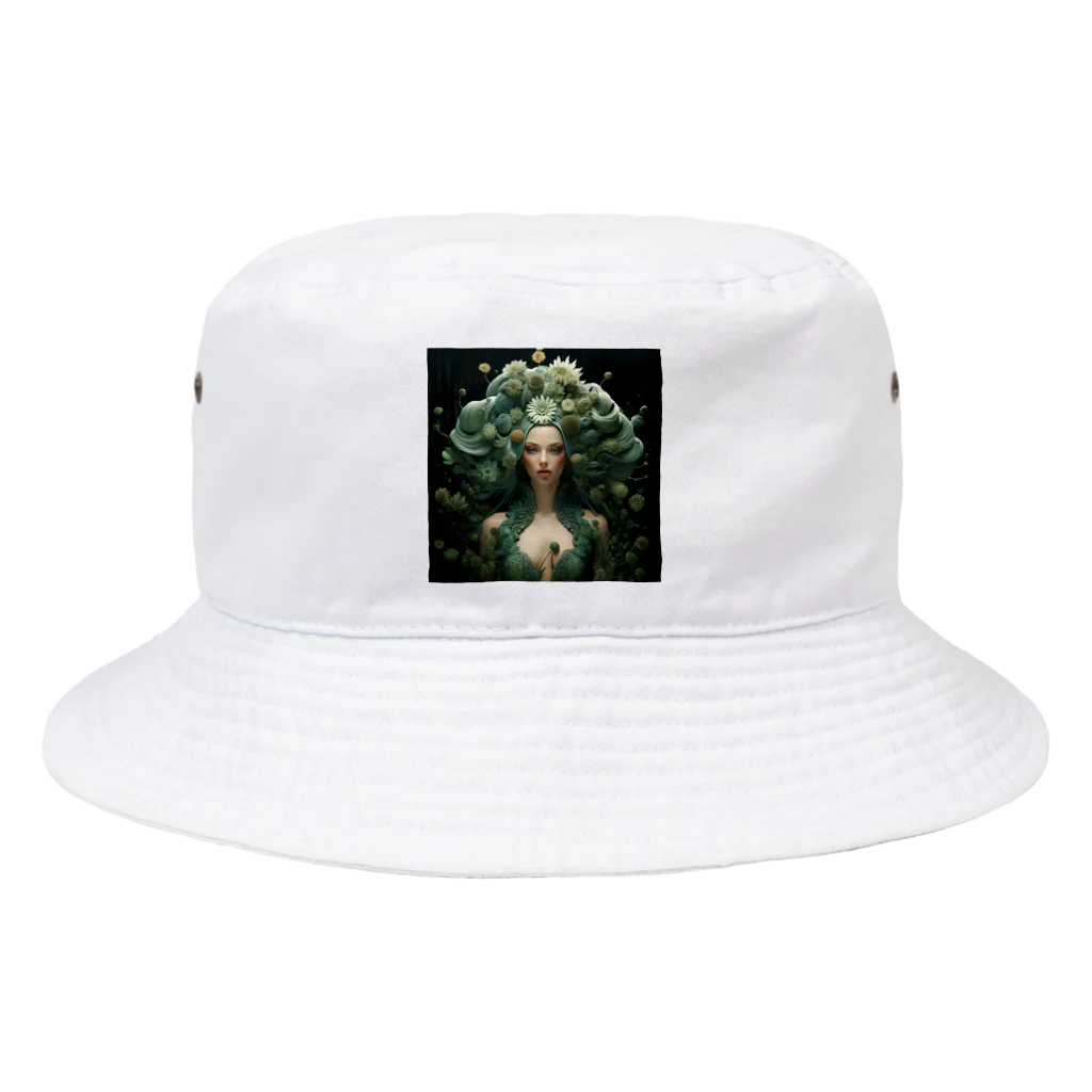 AQUAMETAVERSEの魅惑的な緑の世界　なでしこ　1478 Bucket Hat