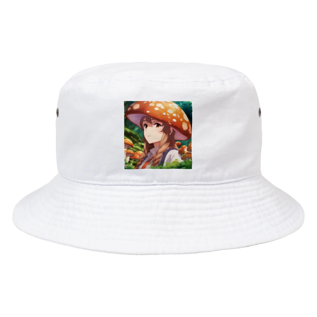 paparamanのキノコ少女 Bucket Hat