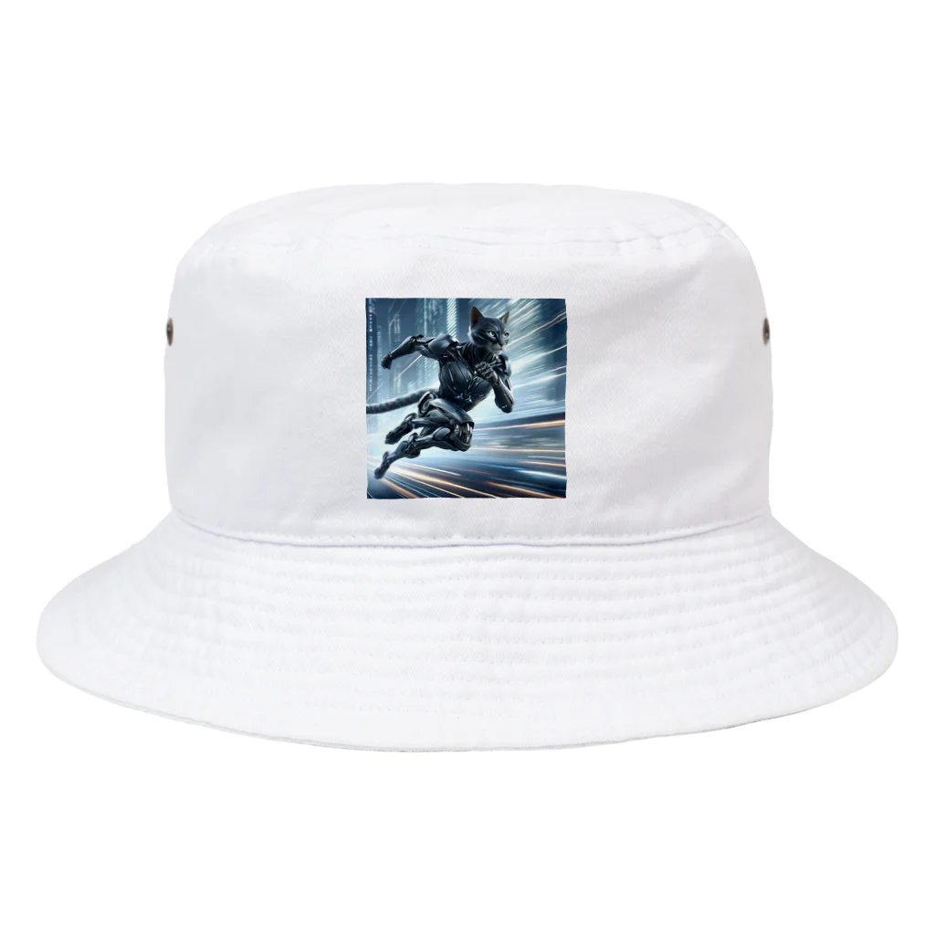 lonely_wolfの閃光を切り裂くチーター・ブレード Bucket Hat