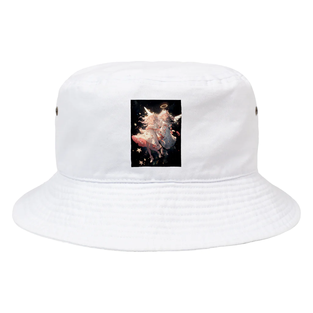 AQUAMETAVERSEのワクワクしながら宇宙の外に旅立つ天使たち アメジスト 2846 Bucket Hat