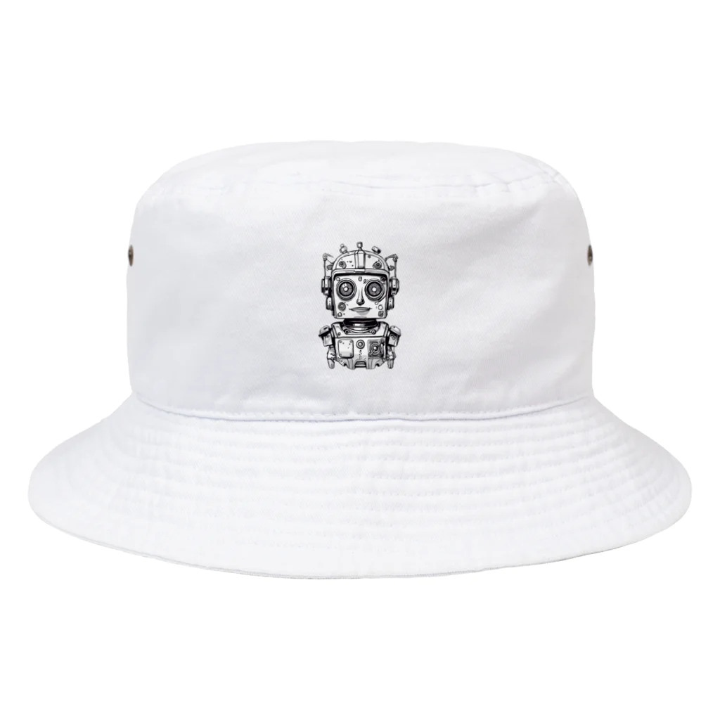 mirinconixのじっと見るガラクタくん Bucket Hat