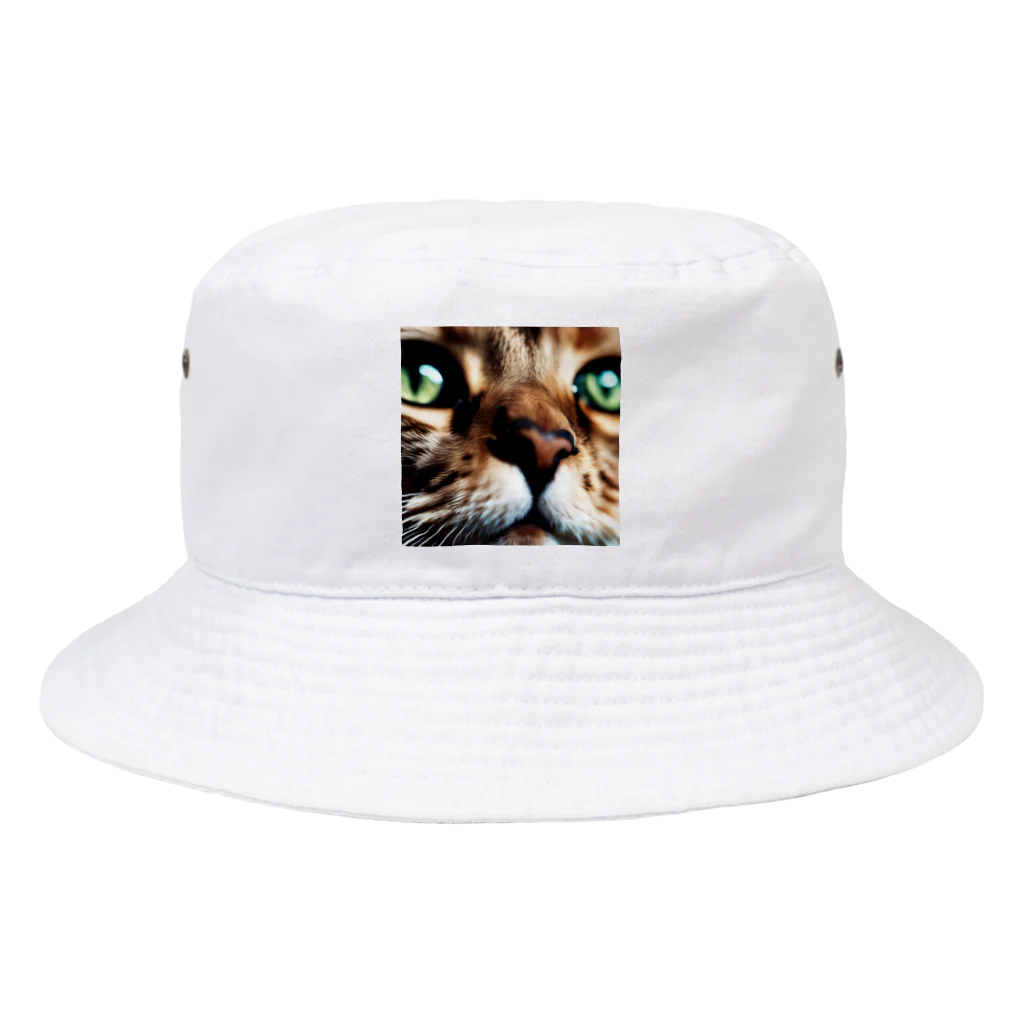 feliceのキャットフードの匂いに反応する猫 Bucket Hat