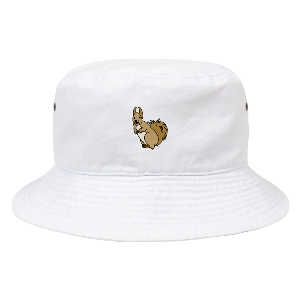 北のお針子のえぞりすさん Bucket Hat