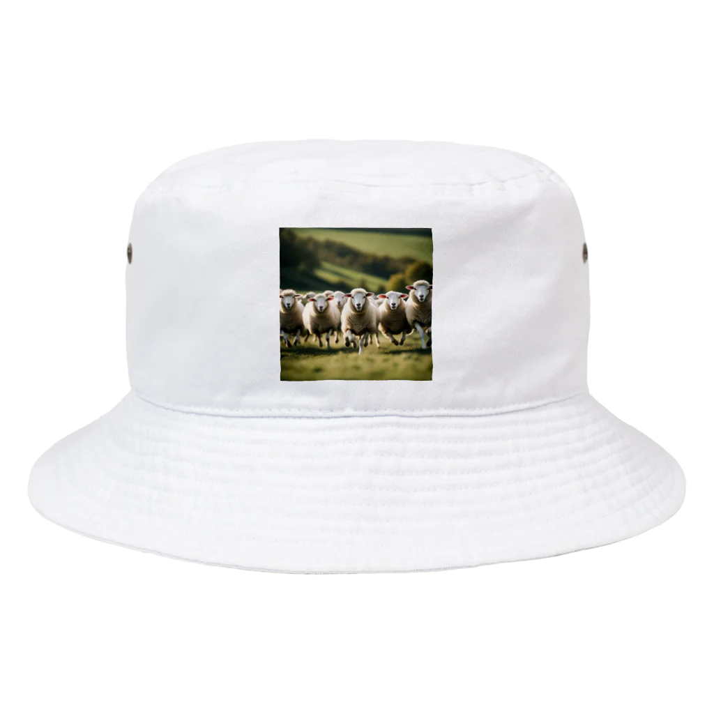 artworks358の羊の援軍 Bucket Hat