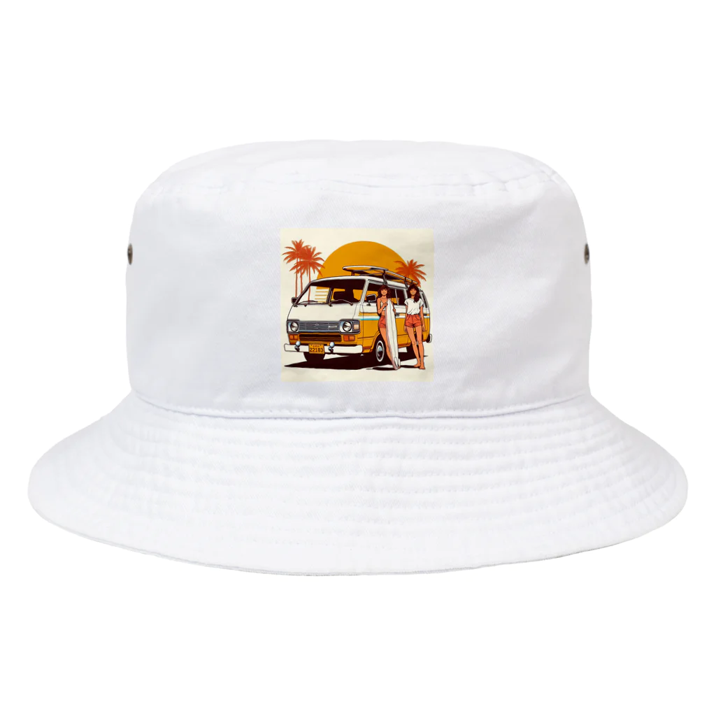 80s_popの80s CityPop No.21 Bucket Hat