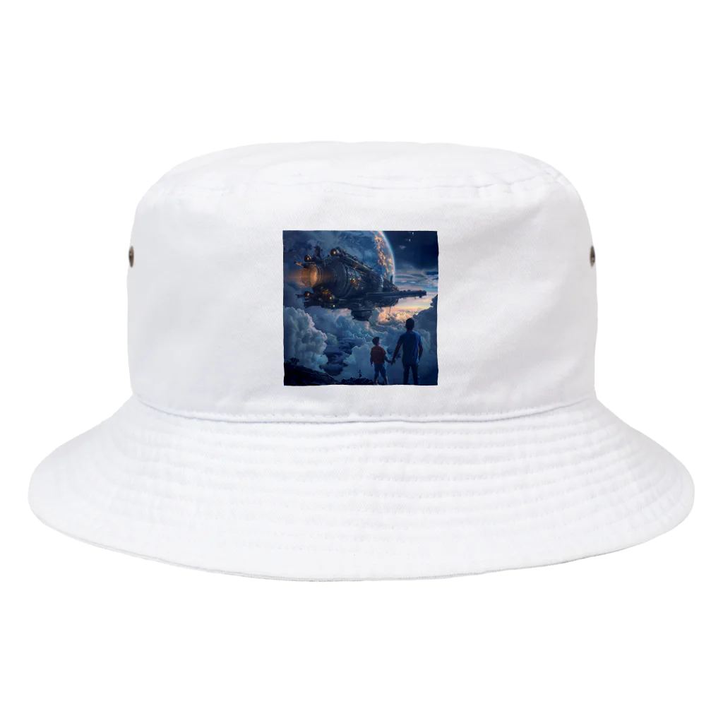 AQUAMETAVERSEの未確認飛行物体　なでしこ1478 Bucket Hat