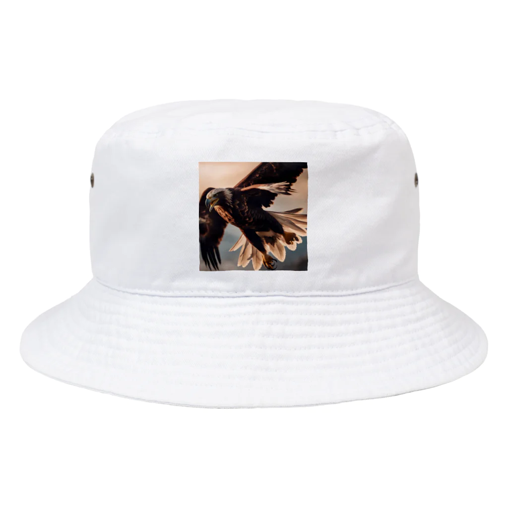 namuhatimanの空を飛ぶ鷲 Bucket Hat