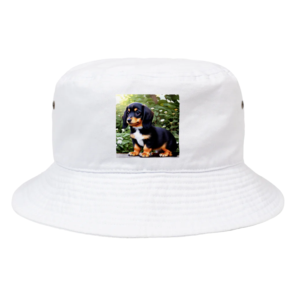 IROTOPIA🐾のダックスフントのリアムくん Bucket Hat