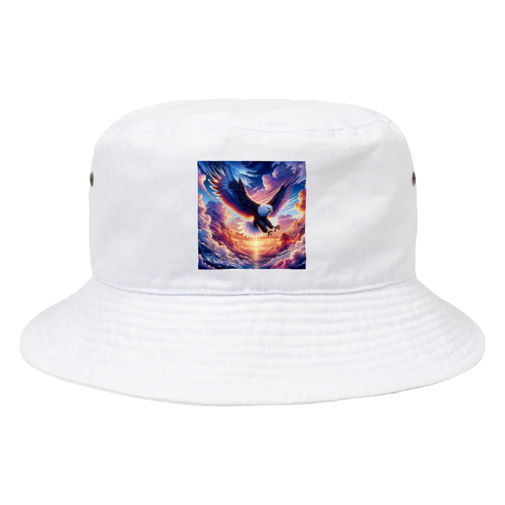 creatoonの空と大鷹 Bucket Hat