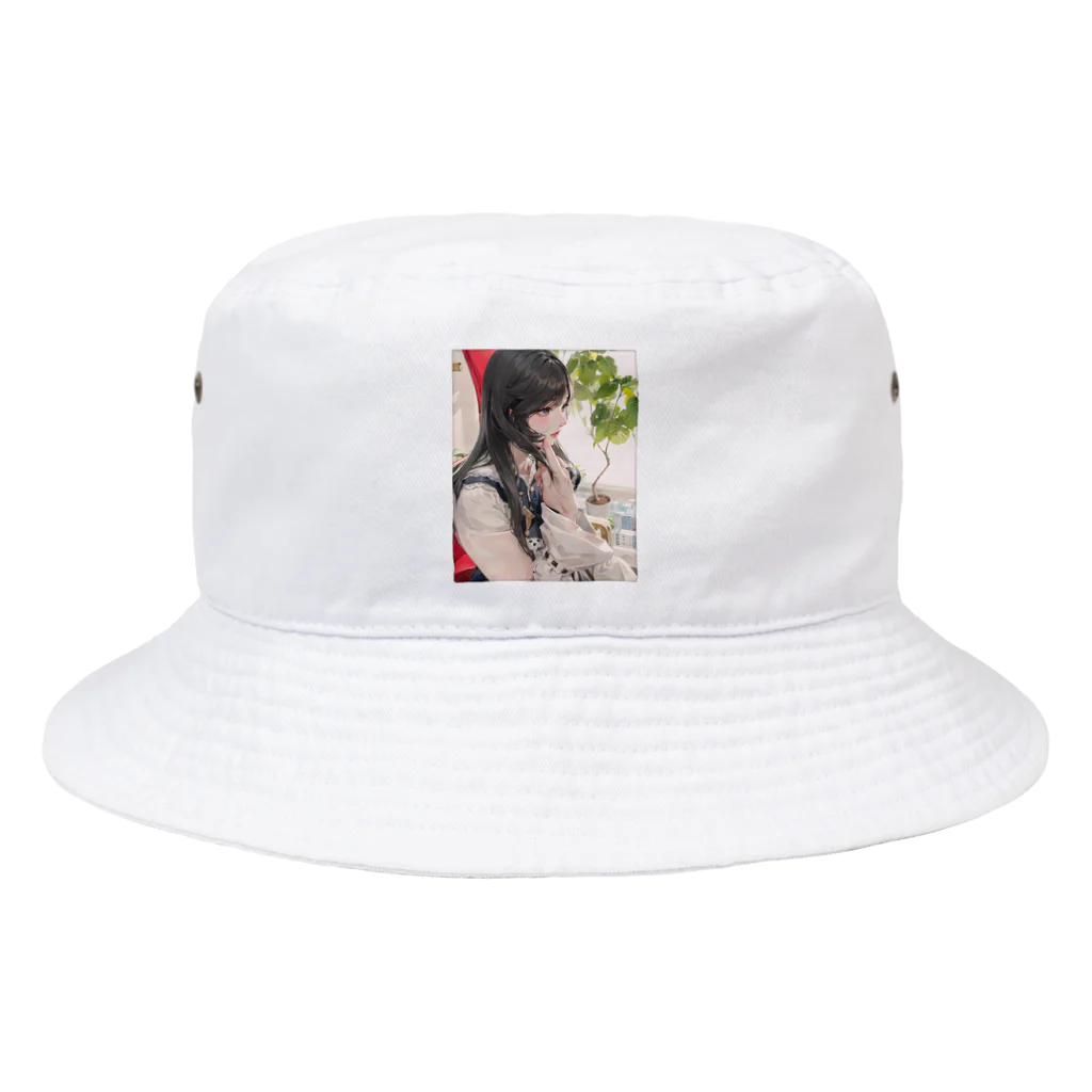 nekozou1986の美少女シリーズ”なごみ” Bucket Hat