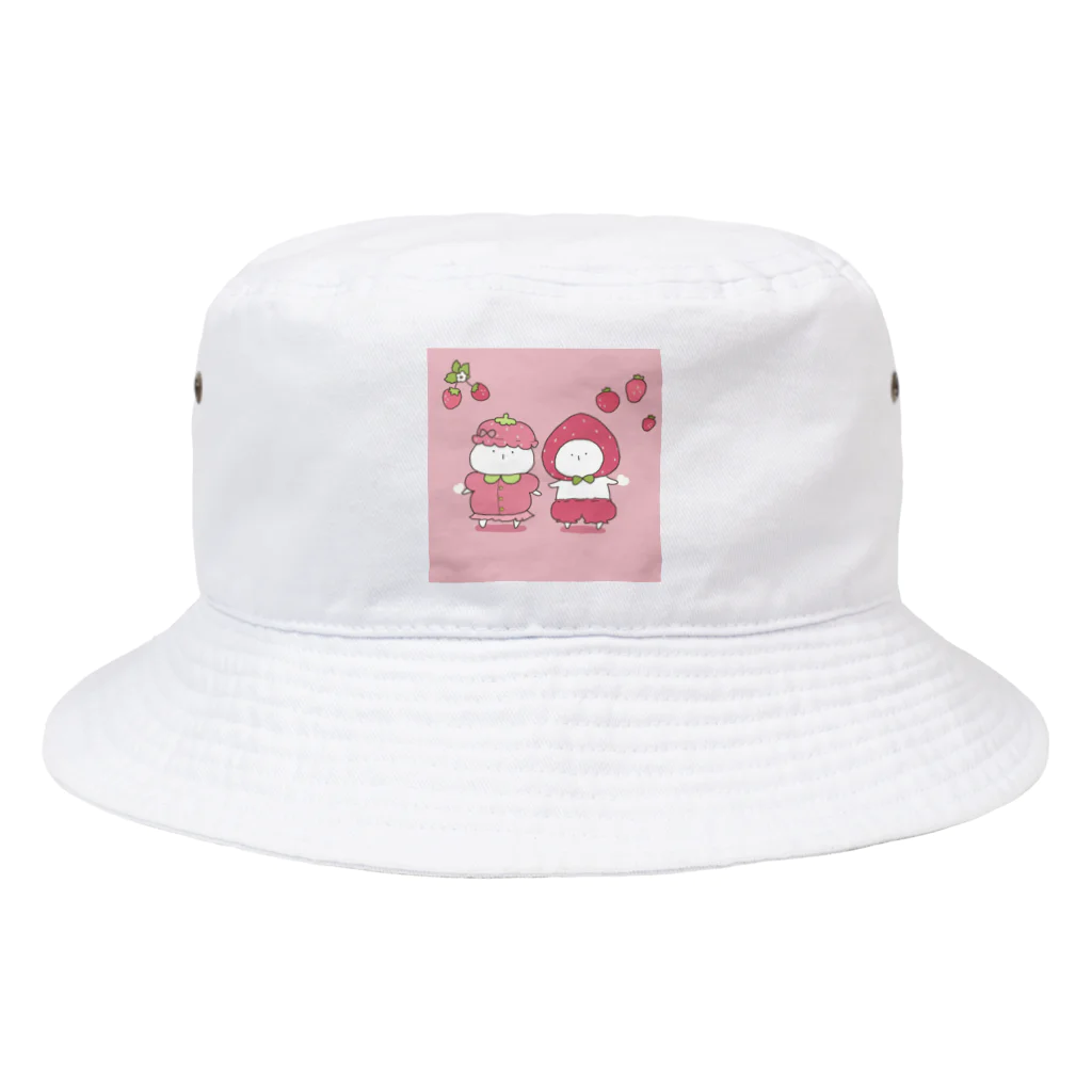 ‪︎‬♥︎sumin‪︎‬♥︎のいちごなうさぎ Bucket Hat