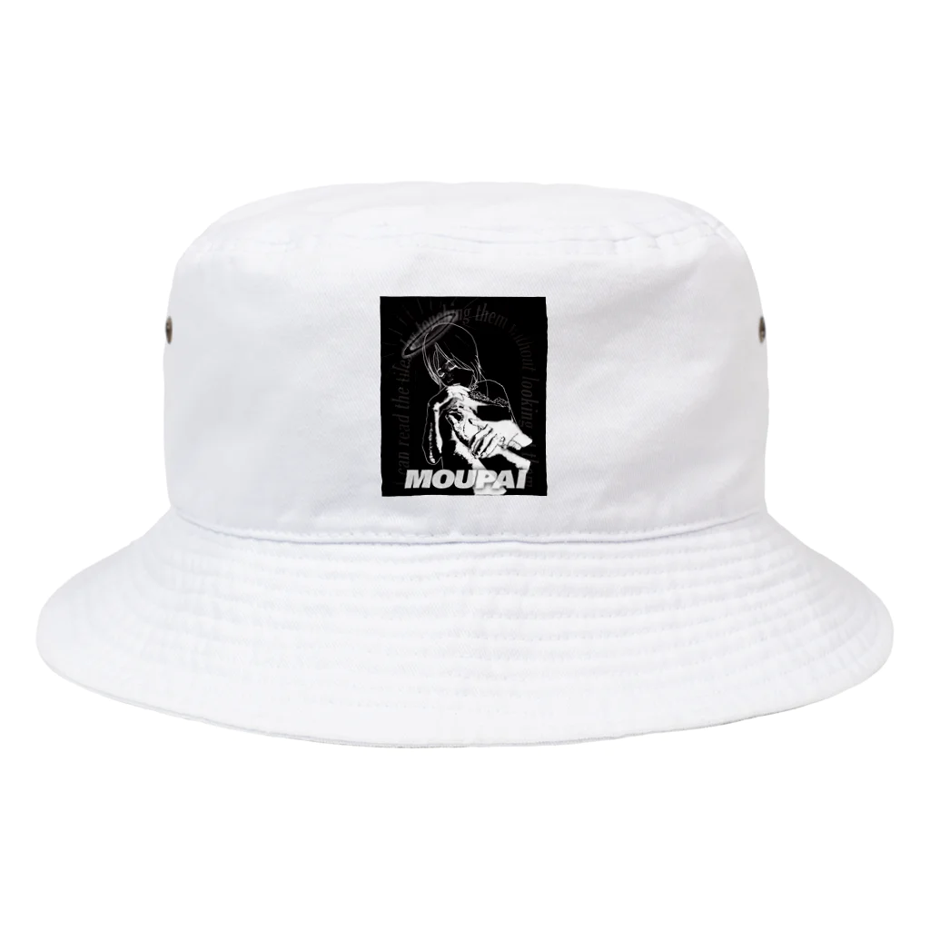 GOOD VIBES CATSのMOUPAI 盲牌 Bucket Hat