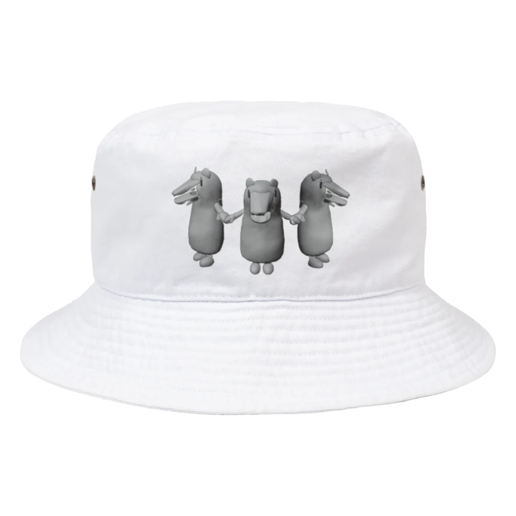 かべまるの三銃士 Bucket Hat