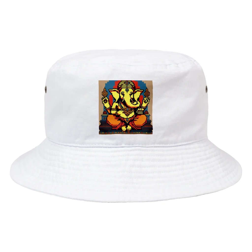 ganeshaの学習と成長を重視するガネーシャ Bucket Hat