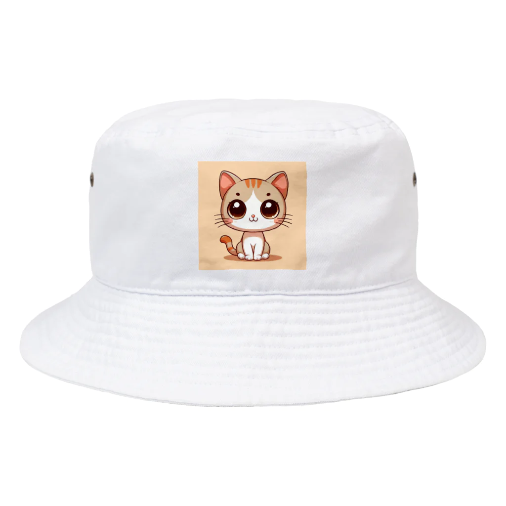 yos-1292583のねこニコばん Bucket Hat