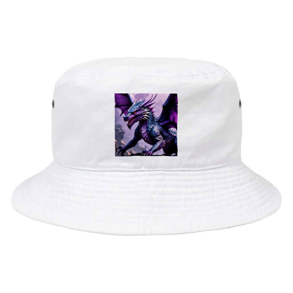 cotaro_worksの勇敢なドラゴン フラットベクトル Bucket Hat