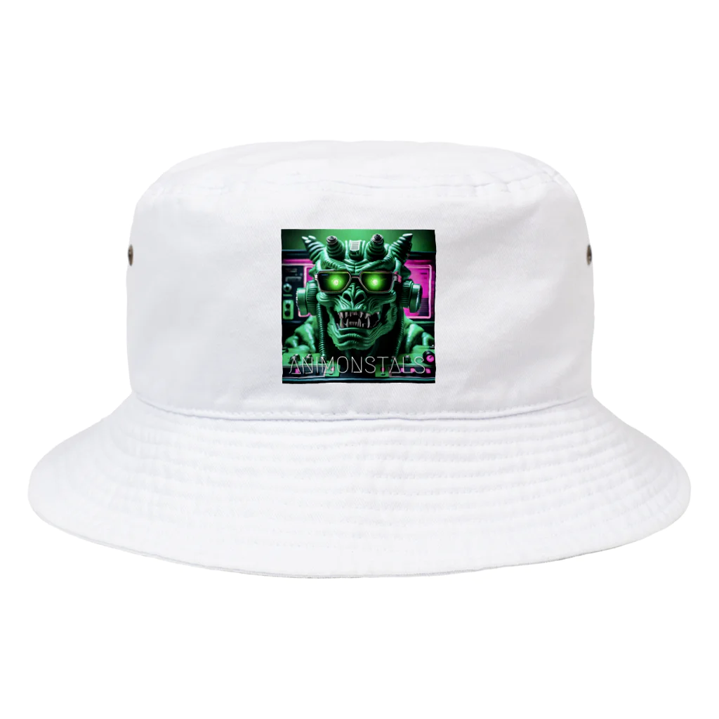 ANIMONSTALSのグリーン・モンスタル@tコックピット Bucket Hat