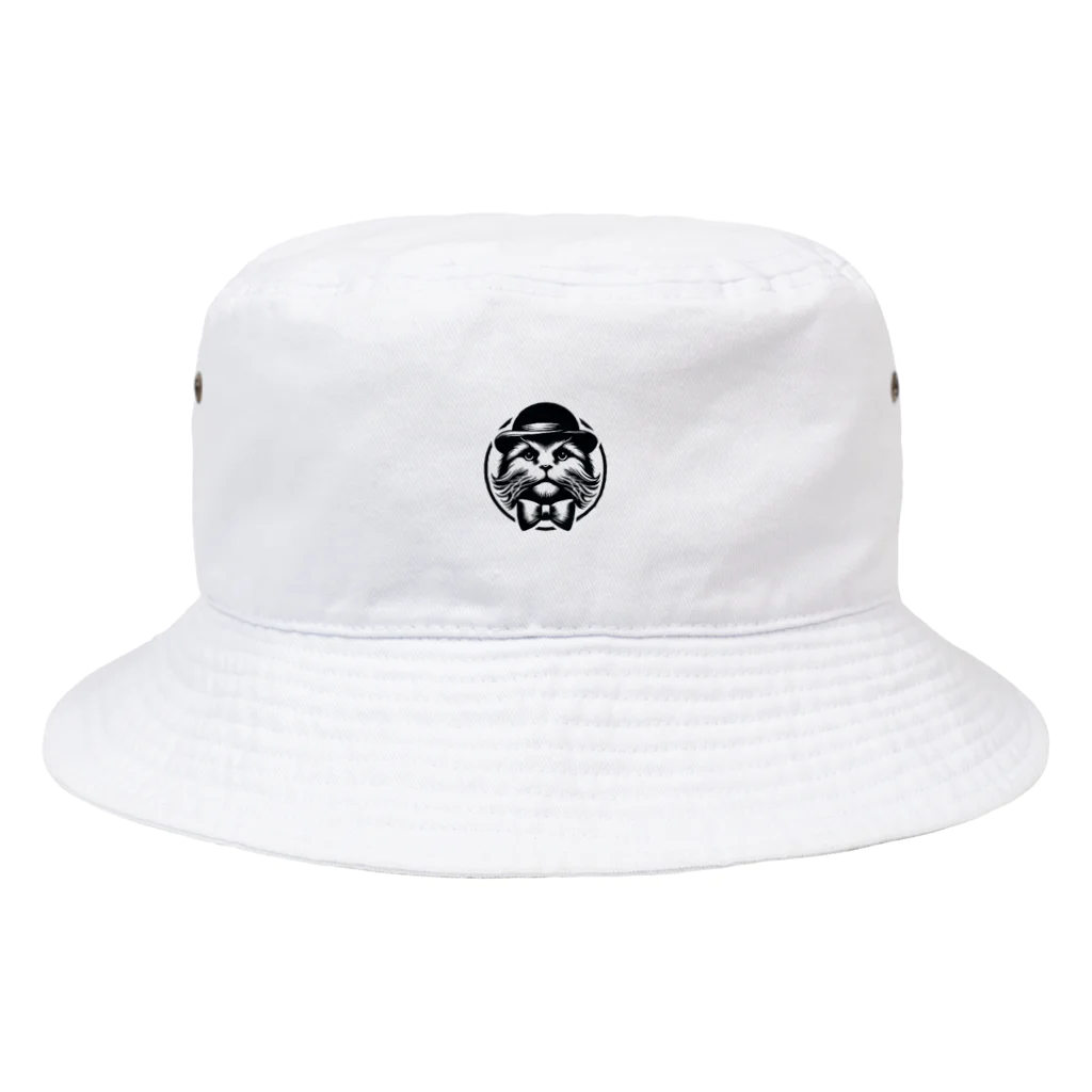 アニマルアーティファクトのジェントルねこ Bucket Hat