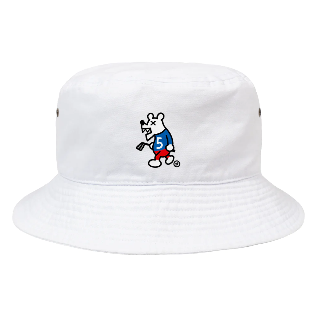 ゴルフバカイラストレーター野村タケオのNOM SHOPのGBシロクマ Bucket Hat