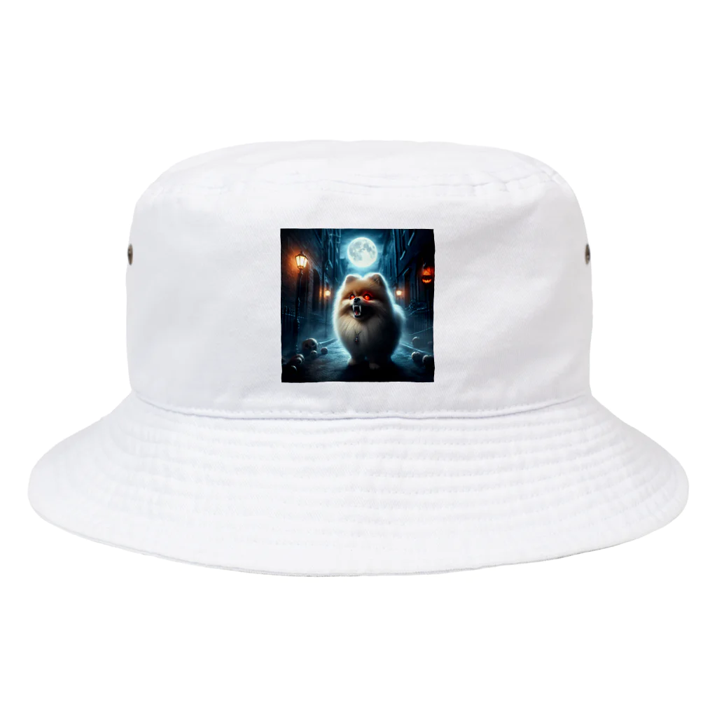 かんぱい工房のホラーポメラニアン Bucket Hat