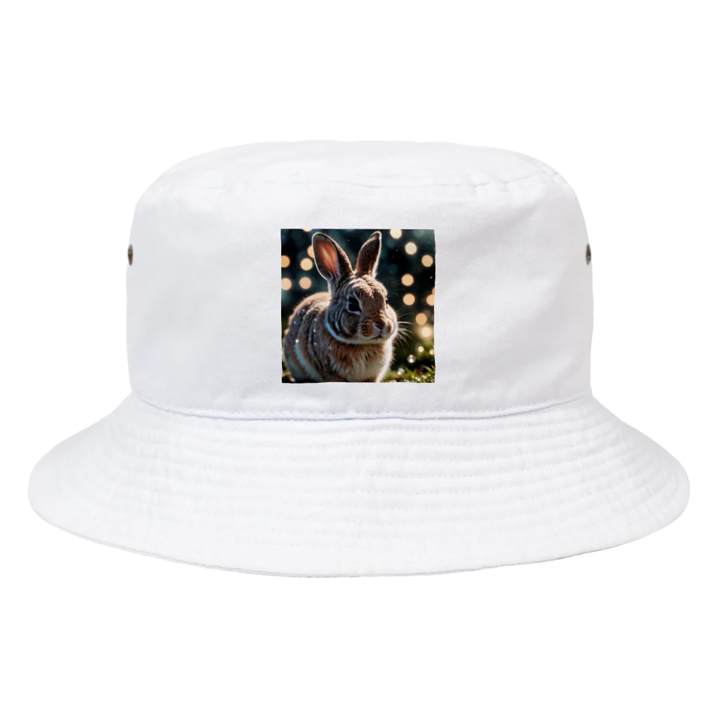 atto_usagiのクリスタルウィンクうさぎ Bucket Hat