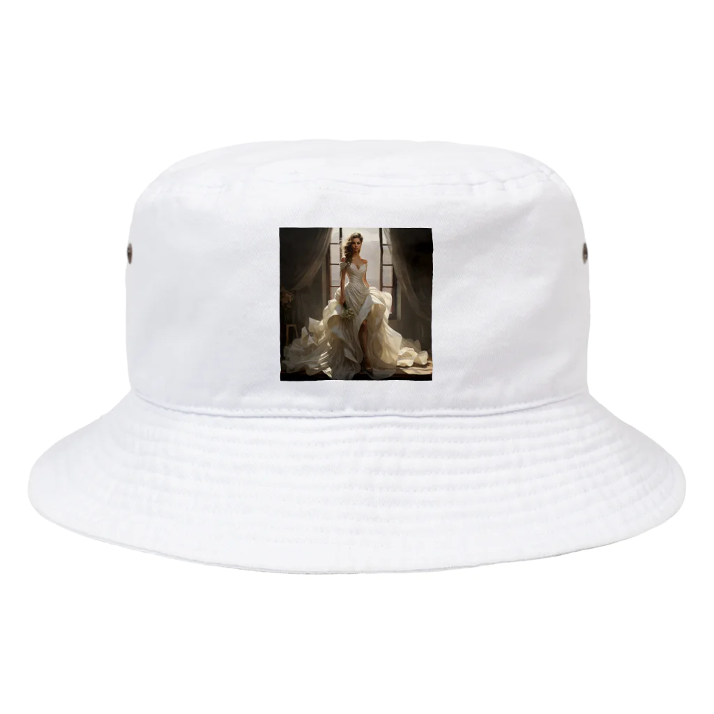 AQUAMETAVERSEのウエデｲングドレス　なでしこ1478 Bucket Hat