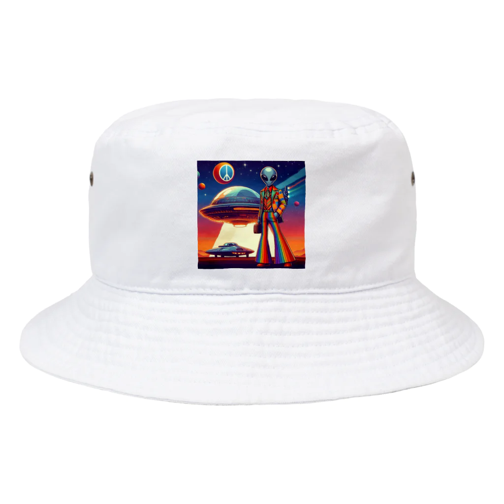 msk300のビジネスエイリアン Bucket Hat