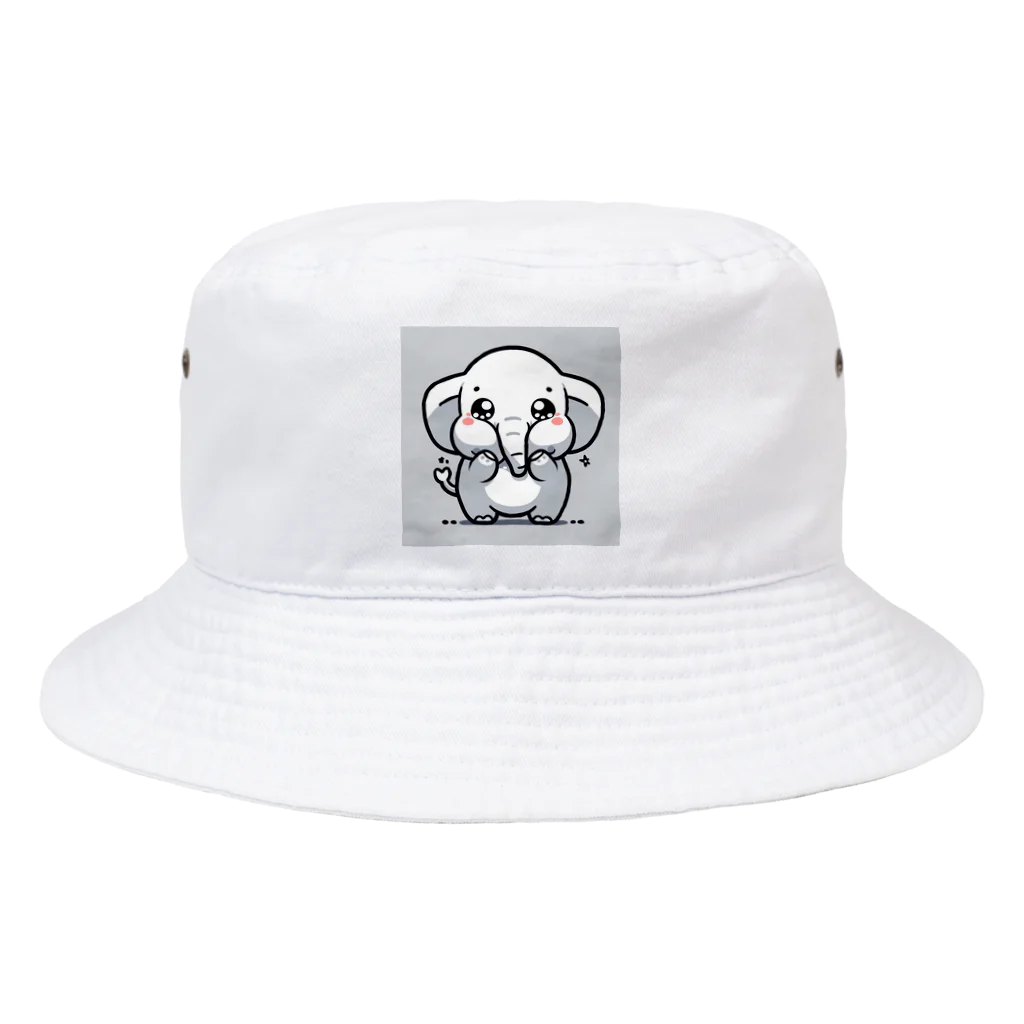 モチモチのモチモチゾウ1 Bucket Hat