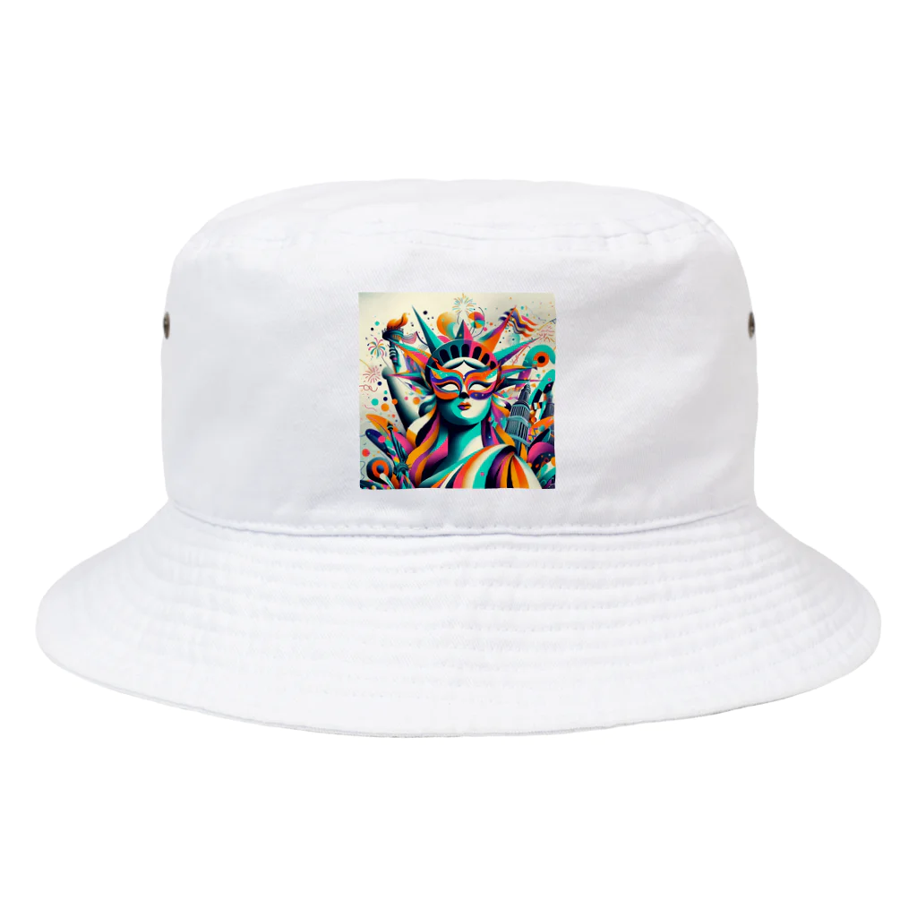 koumeiの自由な女神 Bucket Hat