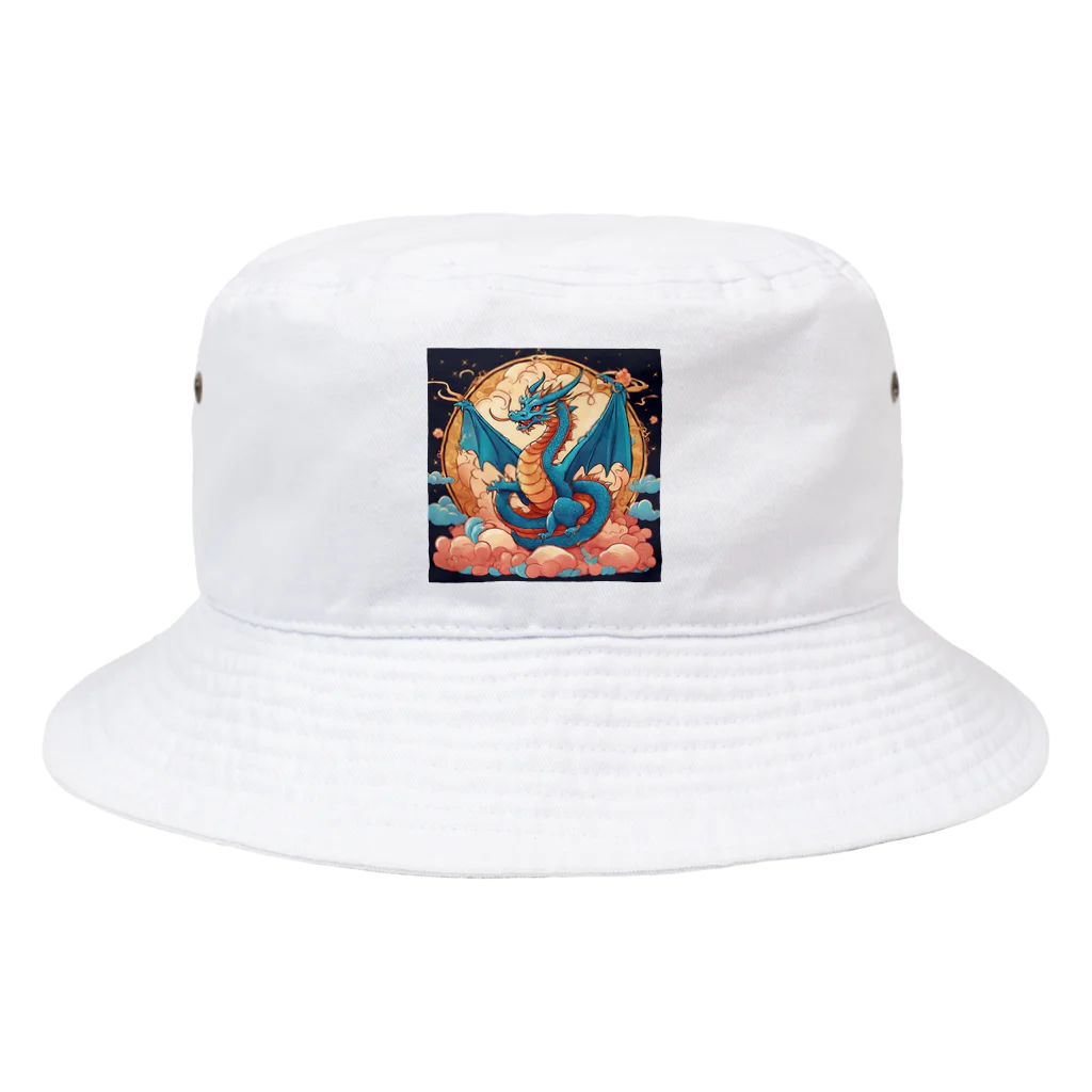 the blue seasonの昇華する守護龍 Bucket Hat