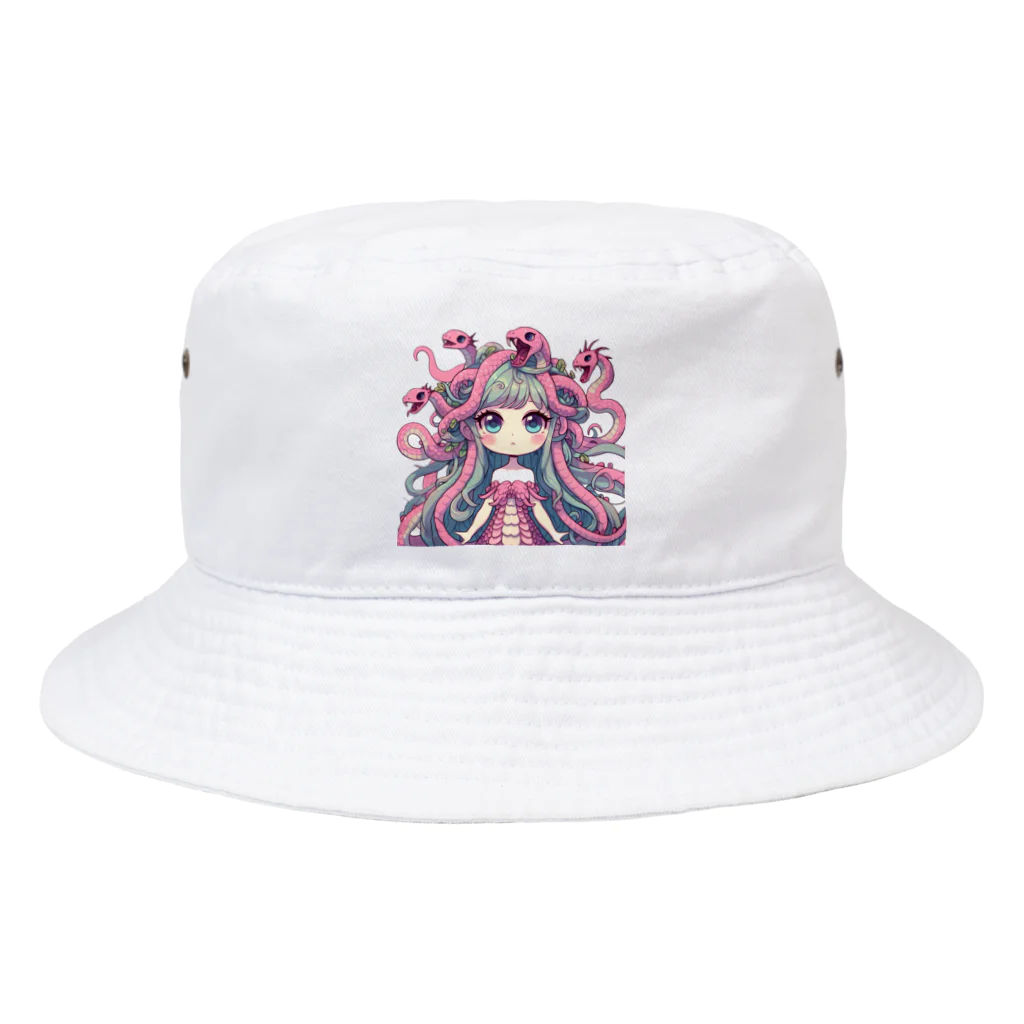 WakuWakustoreのメデューサ少女 Bucket Hat