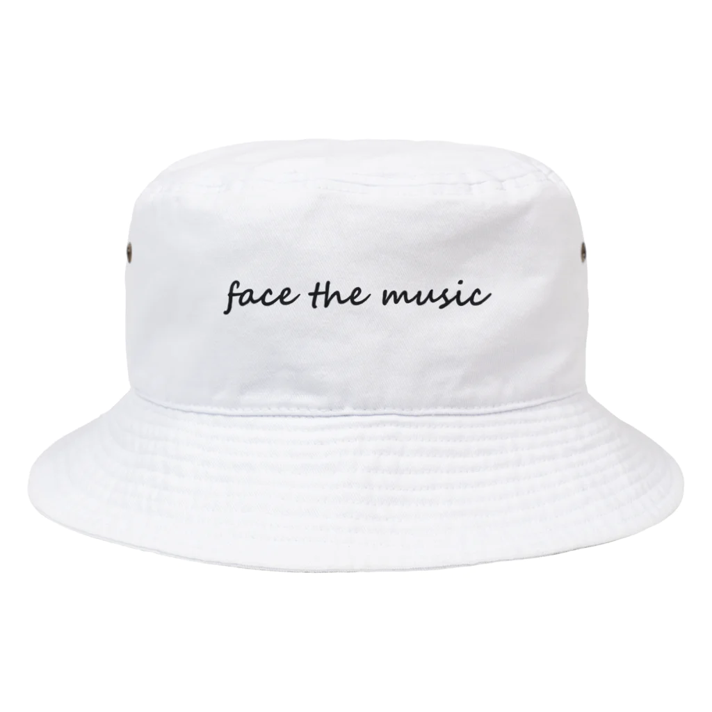 ongakutorasanのface the music Bucket Hat