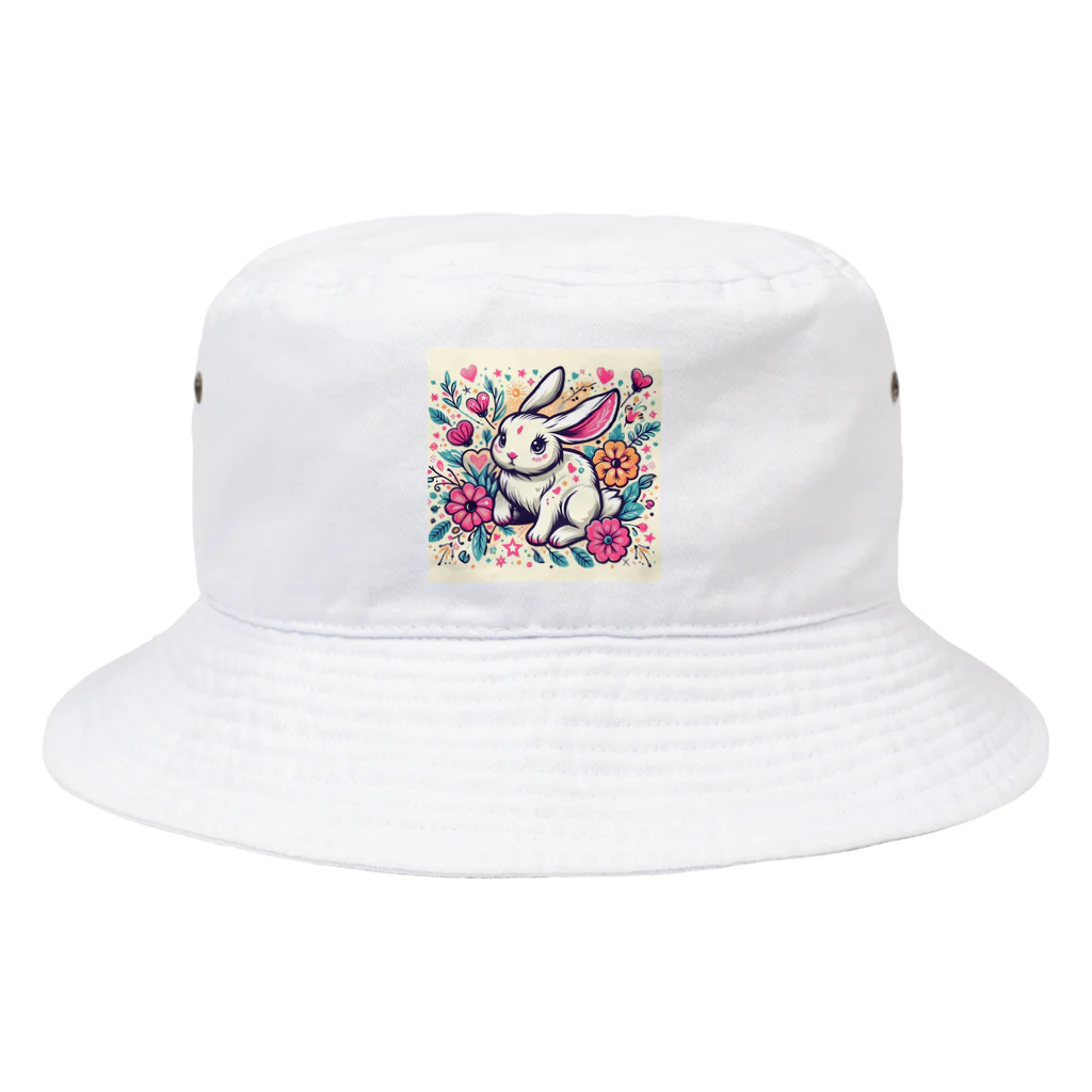 denyo dreamの安眠ウサギ Bucket Hat