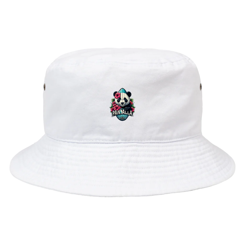 PandallaのPandallaロゴ3/パンダ Bucket Hat