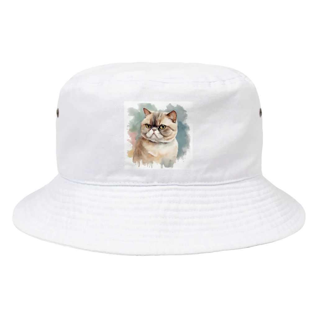 yae_8の猫　ストリートアート風 Bucket Hat