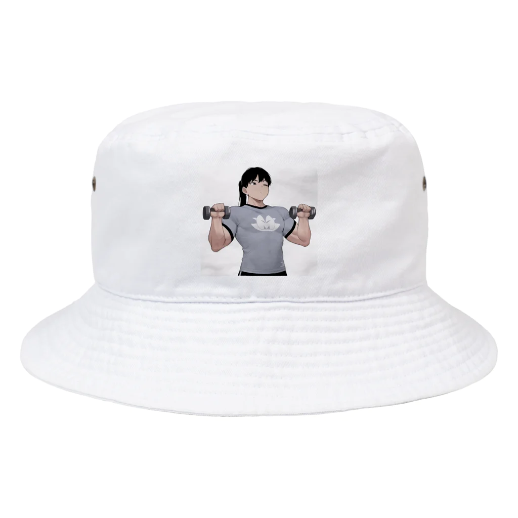 reo5の筋トレ女子 Bucket Hat