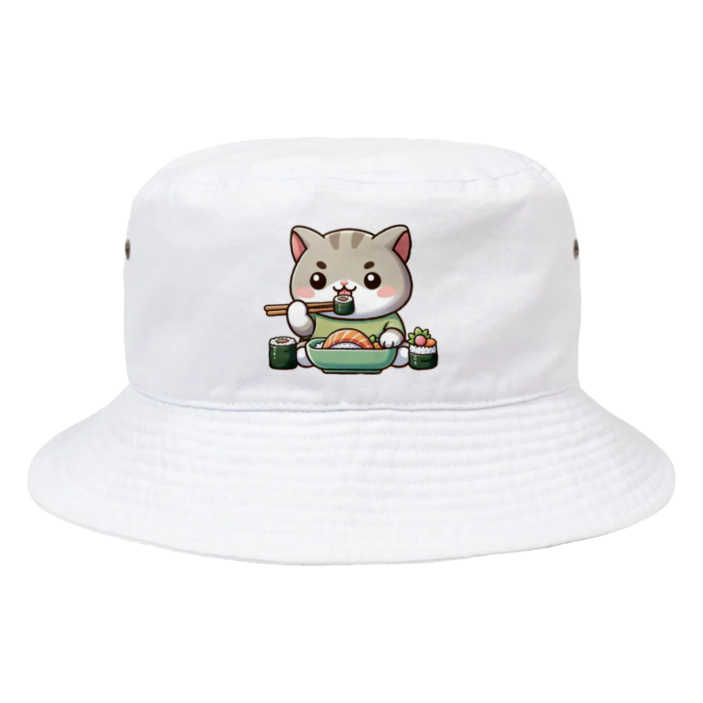 パステルパレットのすしのねこ Bucket Hat