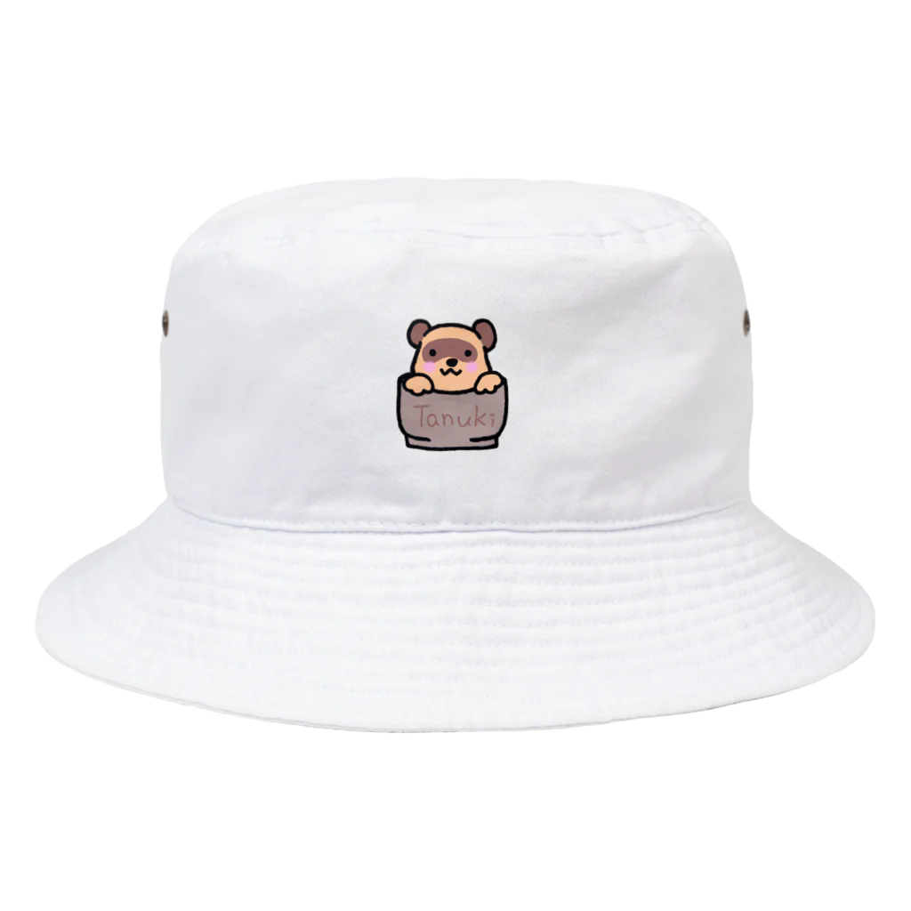 studio Leafのタヌキソバとキツネソバ Bucket Hat