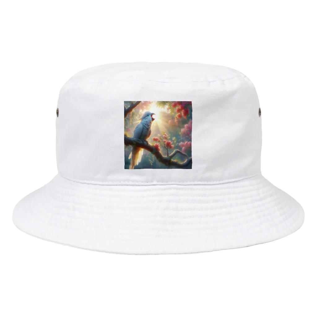 インコの館の歌うオウム Bucket Hat