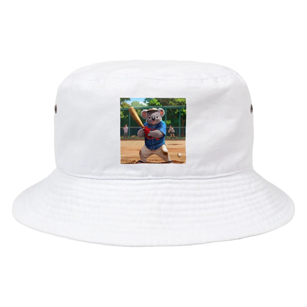 ganeshaのコアラップンで野球をしよう Bucket Hat