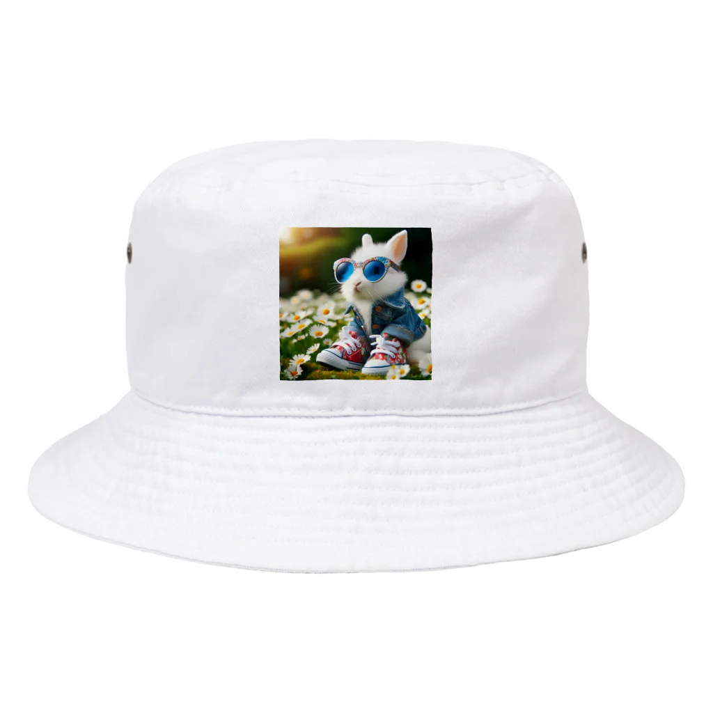 アニマルズのオシャレうさぎ Bucket Hat