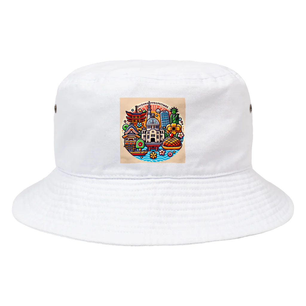 CHRON SHIROの広島県 Bucket Hat