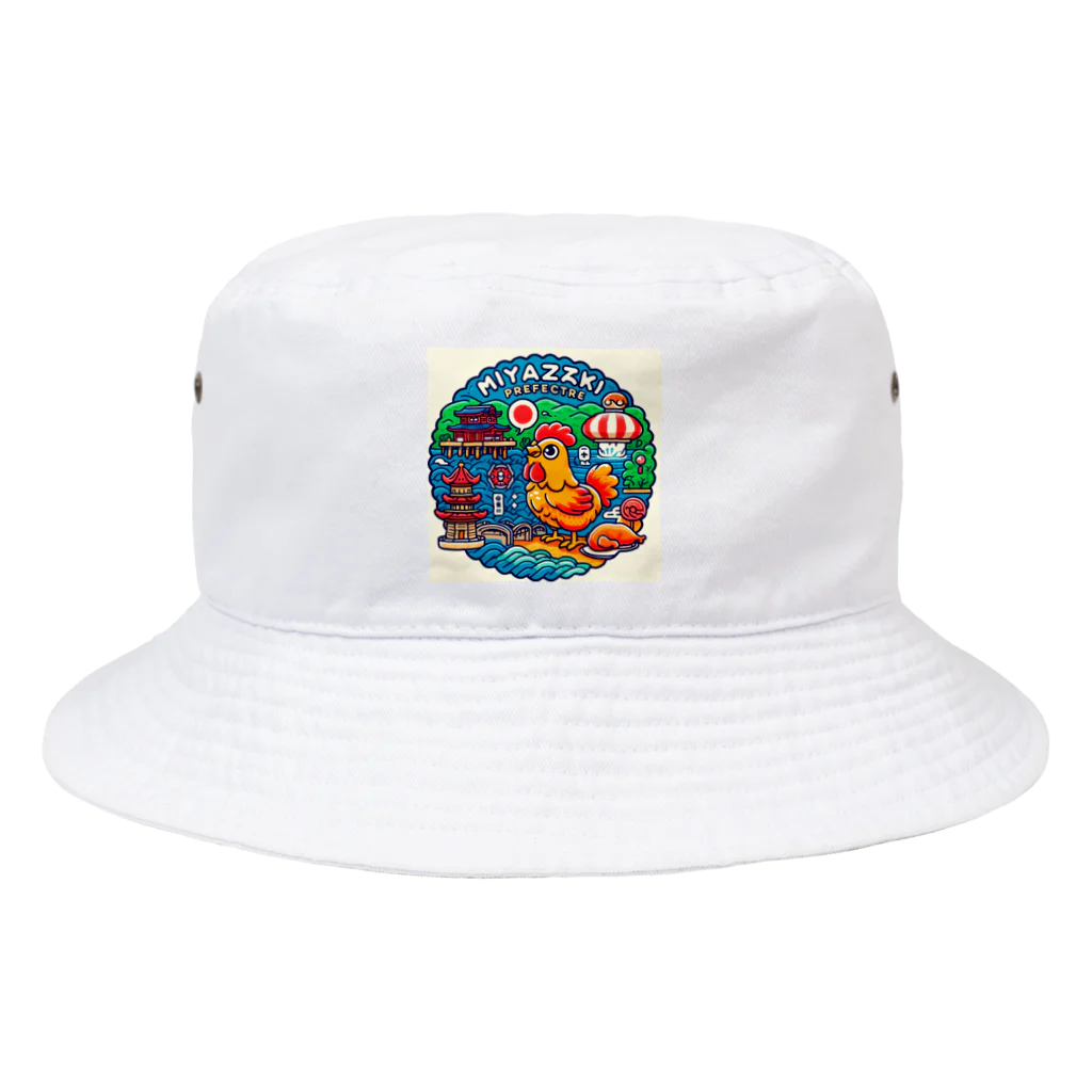 CHRON SHIROの宮城県 Bucket Hat