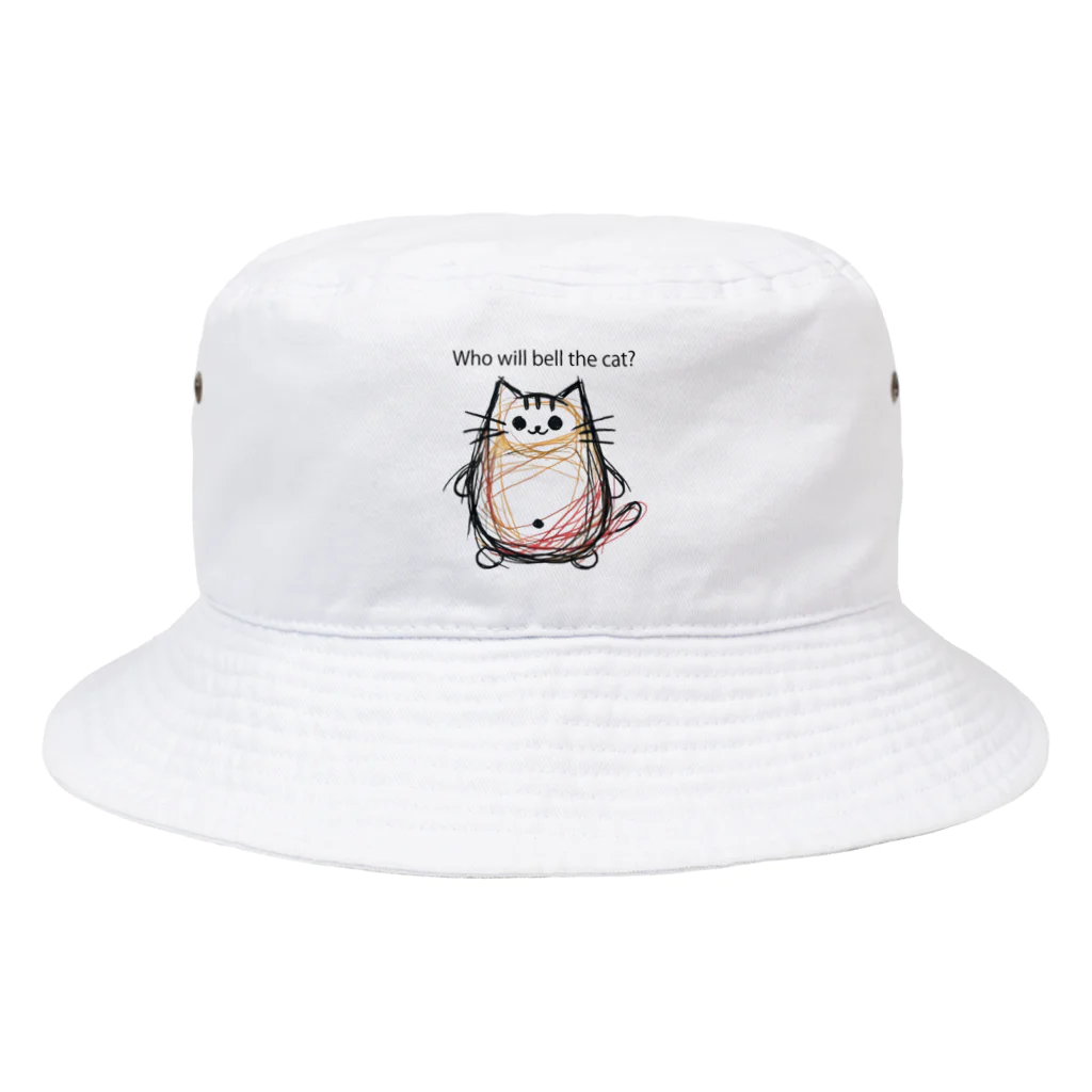 ねこの店の誰が猫に鈴をつけるのか？ Bucket Hat