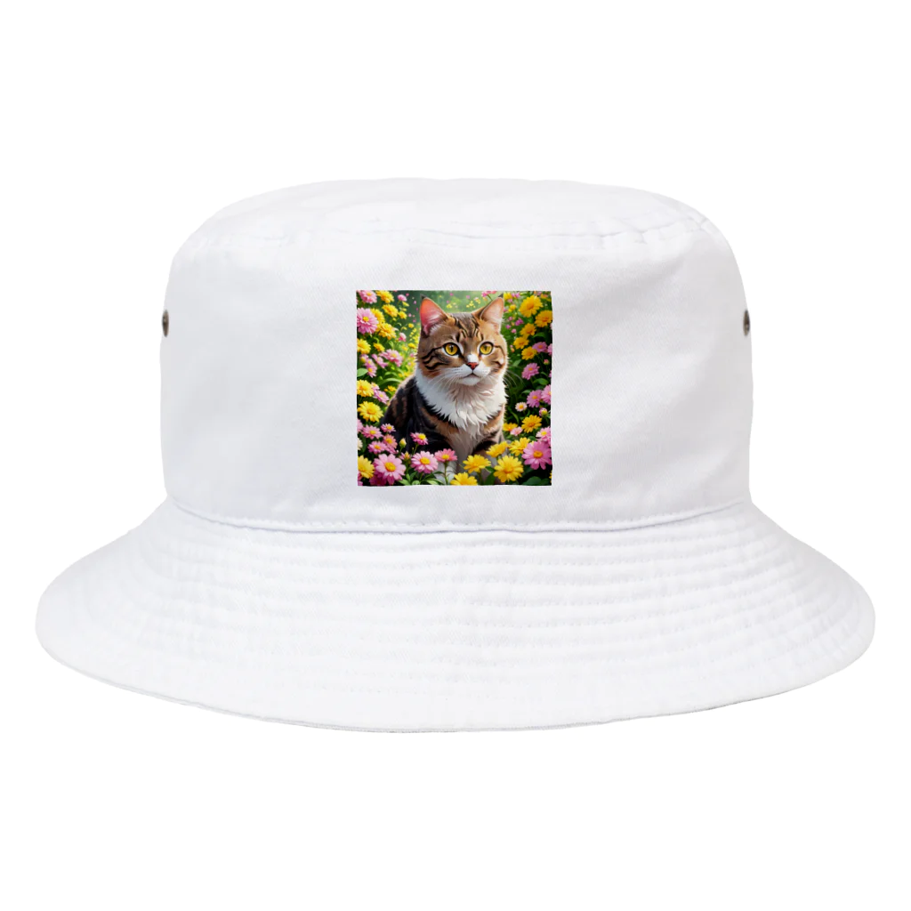 CaTsの冒険猫 Bucket Hat